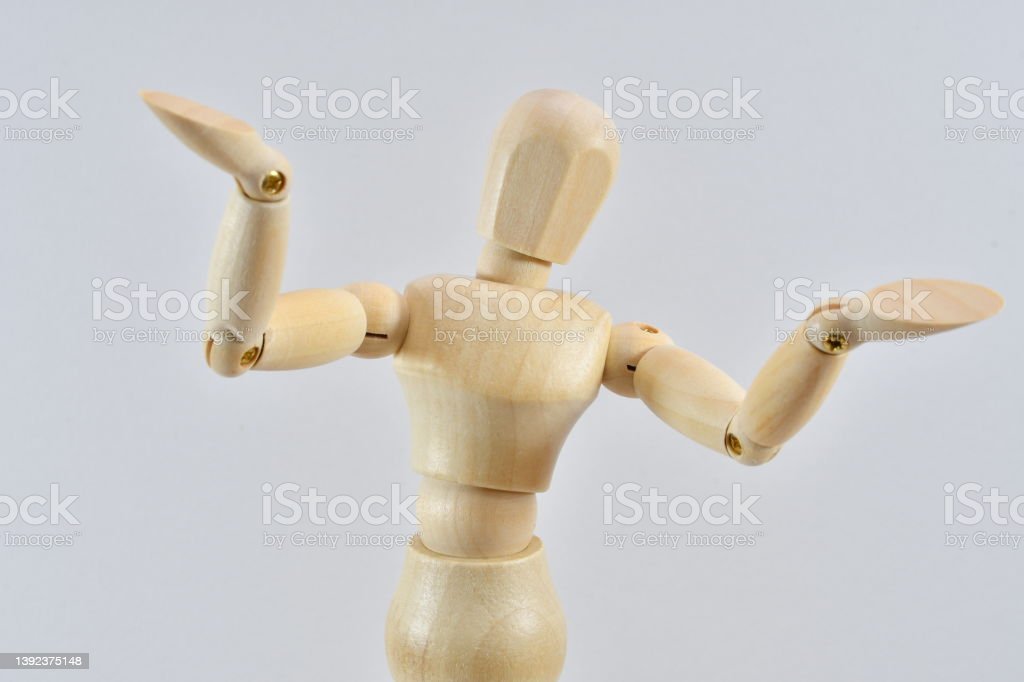 デッサン人形 2点セット 木製 ハンド 左手 マネキン 関節 可動 美術 インテリア アクセサリースタンド 人形x1   ハンドx1 人型＋左手